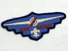 c. 1950's Vintage *BOY SCOUT AIR SCOUT* Cotton TWILL Wings BSA Patch Unused