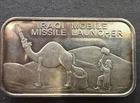 Iraqi Mobile Missile Launcher Camel Nuts Silver Trade Unit 1oz .999 #21056