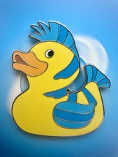 New 2025 Ducks Of Disney Mystery Flounder Duck The Little Mermaid Ariel Pin