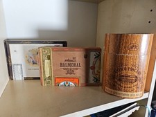 Contenitori Sigari Vuoti Lotto Antico Toscano, Balmoral, Panatella Deluxe