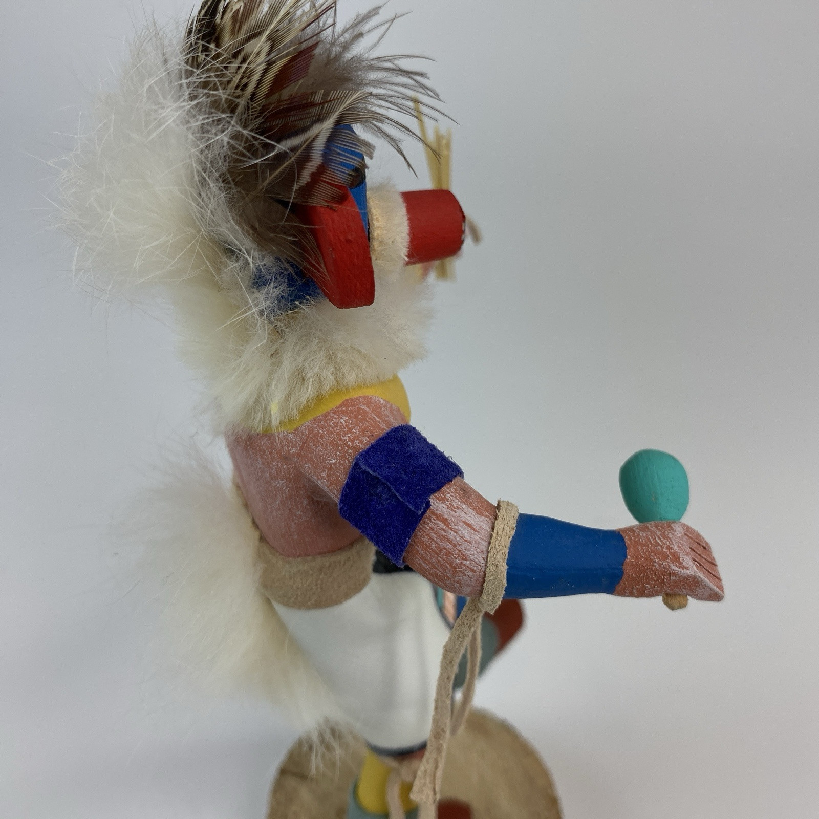 Native American Navajo Kachina Katsina Doll  7" Hand Made Artist Signed