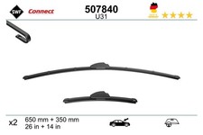 SWF Wischblatt Scheibenwischer CONNECT MADE IN GERMANY 507840 für TOYOTA AURIS 3