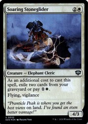 Soaring Stoneglider 32/444 Secrets of Strixhaven Foil Uncommon