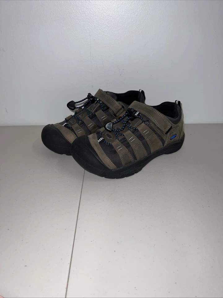Keen Boys Newport Hike Sneaker Athletic Brown Hiking Leather Youth Big Kids 3 - Image 3 of 4