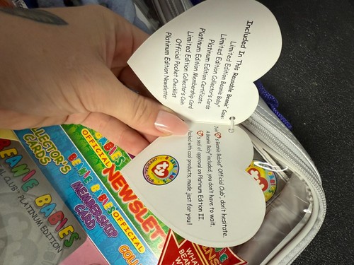 TY Beanie Babies Official Club Platinum Membership Edition II Kit • Never Opened - Picture 6 of 8