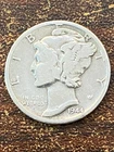 1944 s mercury silver dime a extra fine coin plus a surprise