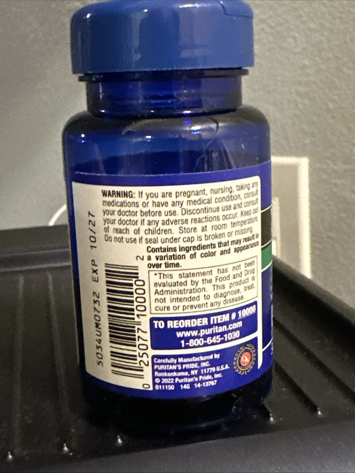 Cápsulas blandas Puritan Pride Neuro-Ps (fosfatidilserina) 100 mg-30 caduca el 27/10 Foto 3 de 3
