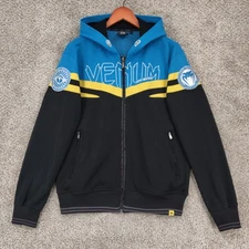 Venum Hoodie Mens Large Black Full Zip Lyoto Machida Fight Team Jacket UFC Gym