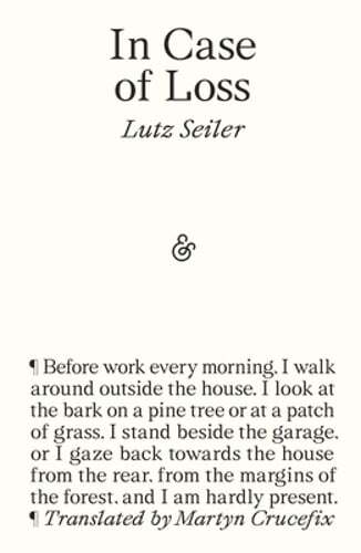 In Case of Loss by Lutz Seiler: Used