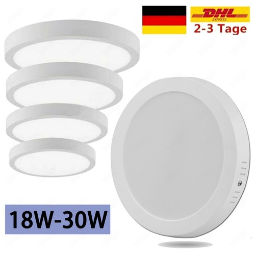 Plafoniera LED pannello lampada da incasso incasso struttura lampada da parete rotonda 18 W 24 W 30 W A - Foto 4 di 27