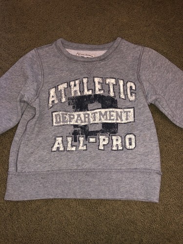 The Children's Place Boys crew neck sweatshirt Size 24 months Gray long sleeve - Picture 4 of 5