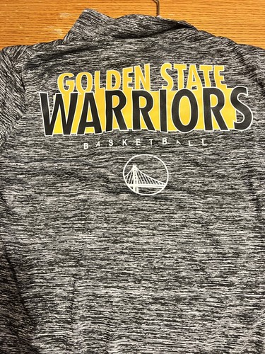 Golden State Warriors: Longsleeve 1/4 Zip Pullover, Size Mens Color Gray Large - Picture 6 of 7
