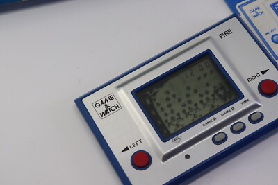 Nintendo Game & Watch Silver Fire RC-04 Boxed Made in Japan