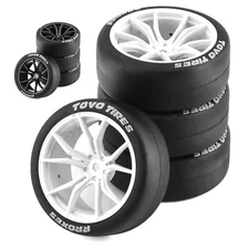 1/10 Rc Wheels Tires for 3racing Sakura Associated Tc3 Thunder Tiger Ts4n Tamiya