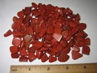 125 TUMBLED POLISHED SMALL NATURAL 0.2"- 0.5" RED JASPER STONES 148grams *5 (GG) — photo 7