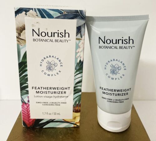 Nourish Botanical Beauty Featherweight Moisturizer Lotion 1.7 fl oz ~ NIB