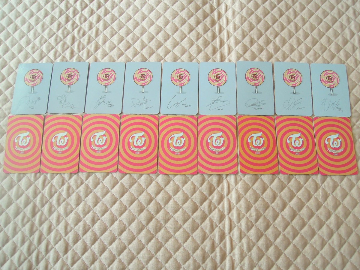 TWICEcoaster lane1 トレカ付き TWICE 3rd Mini Album TWICECOASTER : LANE 1 Photocard Set