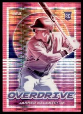 Jarred Kelenic 2021 Panini Chronicles Overdrive Rookie Pink Pulsar Prizm Card RC