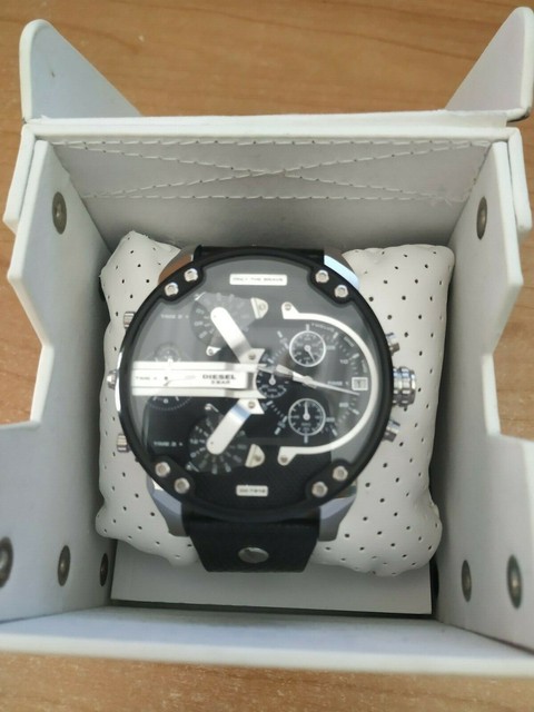 Diesel DZ7313 MR. Daddy 2.0 57mm Cassa di Acciaio, Cinturino di Pelle,  Orologio da Polso per Uomo - (DZ731300QQQ) | Acquisti Online su eBay