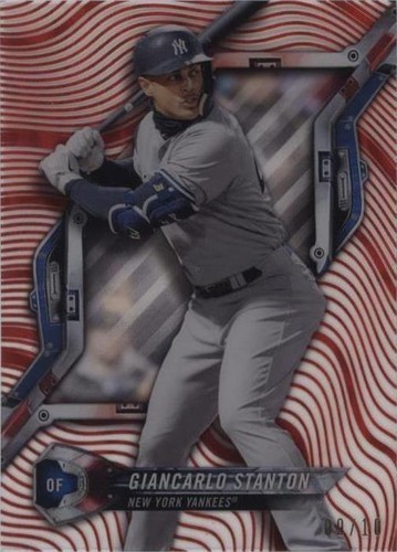 2015 Topps Giancarlo Stanton Career High .608 SLG Game-Used JERSEY