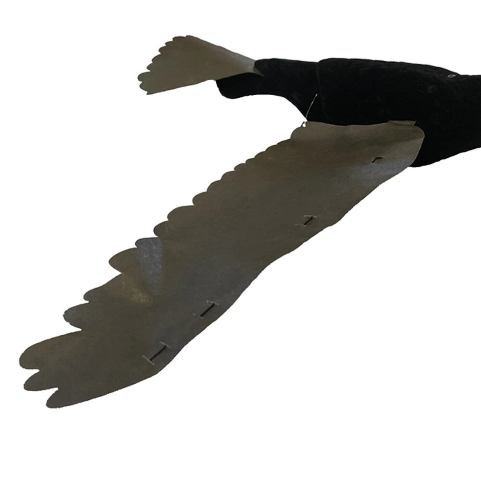 Proflap Flying Crow Decoys x2 Flocked Realistic Flapping Wings  Magnet Bouncer - Image 3 of 4