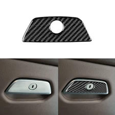 For BMW 7 Series G11 G12 2015-22 Real Carbon Fiber Glove Box Handle Trim
