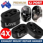 4PCS Exhaust Mount Repair Hanger Bracket Heavy Duty Rubber Replacement Universal
