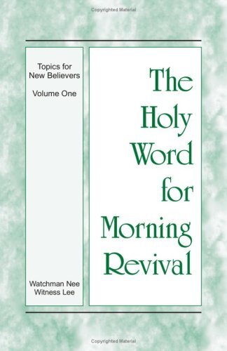 The Holy Word For Morning Revival Topics For New Believers Volume 1 By EBay
