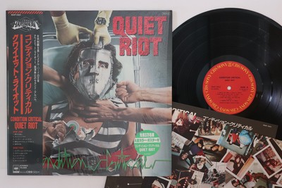 Quiet Riot Cbs LP QUIET RIOT Condition Critical 28AP2901 CBS JAPAN Vinyl OBI | eBay