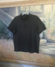 Men's Dark Gray Short Sleeve Polo Shirt By Calvin Klein Sz. XXL