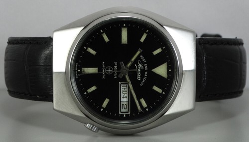 Vintage West End Military Automatic Day Date Herren Armbanduhr J126 alt gebraucht - Bild 2 von 7