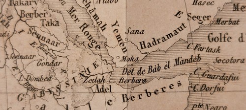 B&W copper-plate map Afrique Africa Dufour 1828 Vosgien - Picture 15 of 22