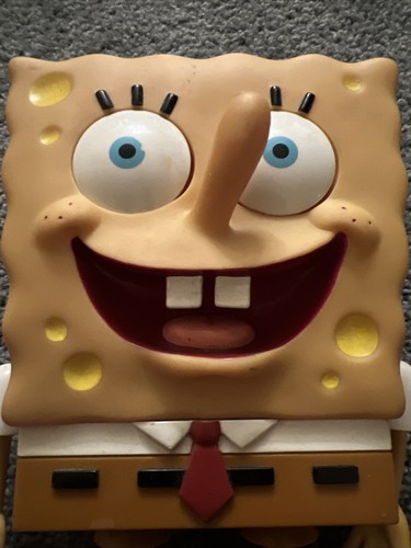 SpongeBob Squarepants Squeeze Me Talking Figure Nickelodeon Viacom 2002 Working - Picture 4 of 6
