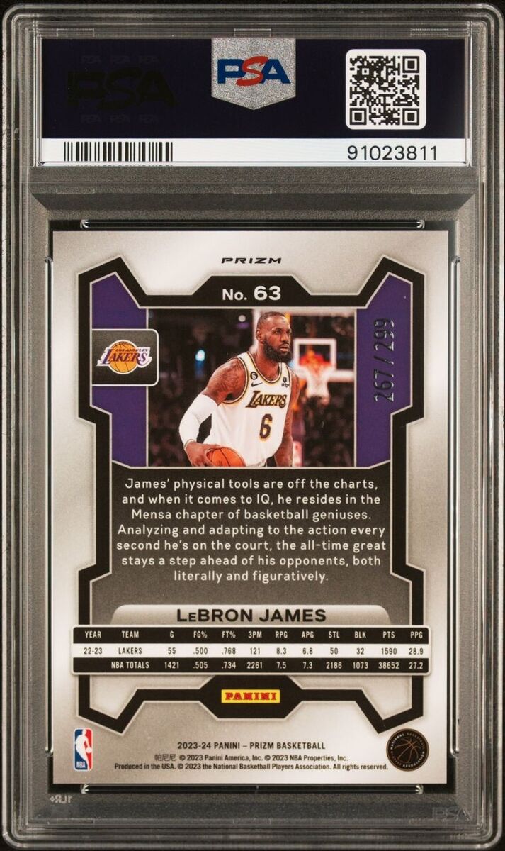 2023-24 Prizm Lebron James Red Prizm /299 PSA 10 | eBay 2023-24 Prizm Lebron James Red Prizm /299 PSA 10 | eBay