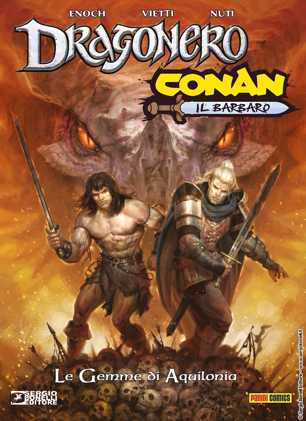 Libri Dragonero Conan. Le Gemme Di Aquilonia - Variant