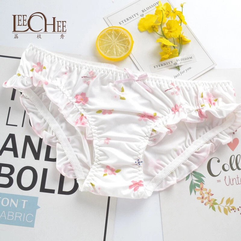 2 PCS Kawaii cartoon printing cherry briefs comfortable cute panties - Image 4 of 4