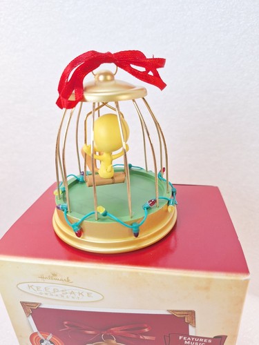 2004 Hallmark Weihnachten Tweety Vogel-Deck die Hallen Musik und Stimme funktionieren - Bild 3 von 7