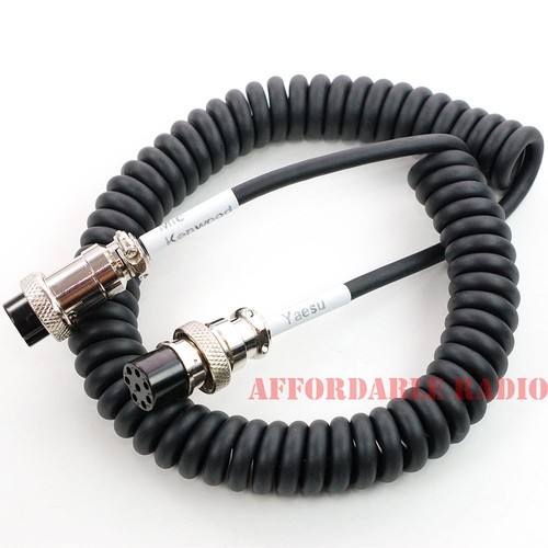 Kenwood MC60 MC90 microphone cable fit to Yaesu FT1000 FT950 FT