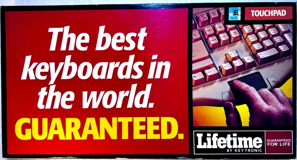 NIB Lifetime Key Tronic Touchpad Keyboard Model 1P S/N S980608120 - Image 2 of 4