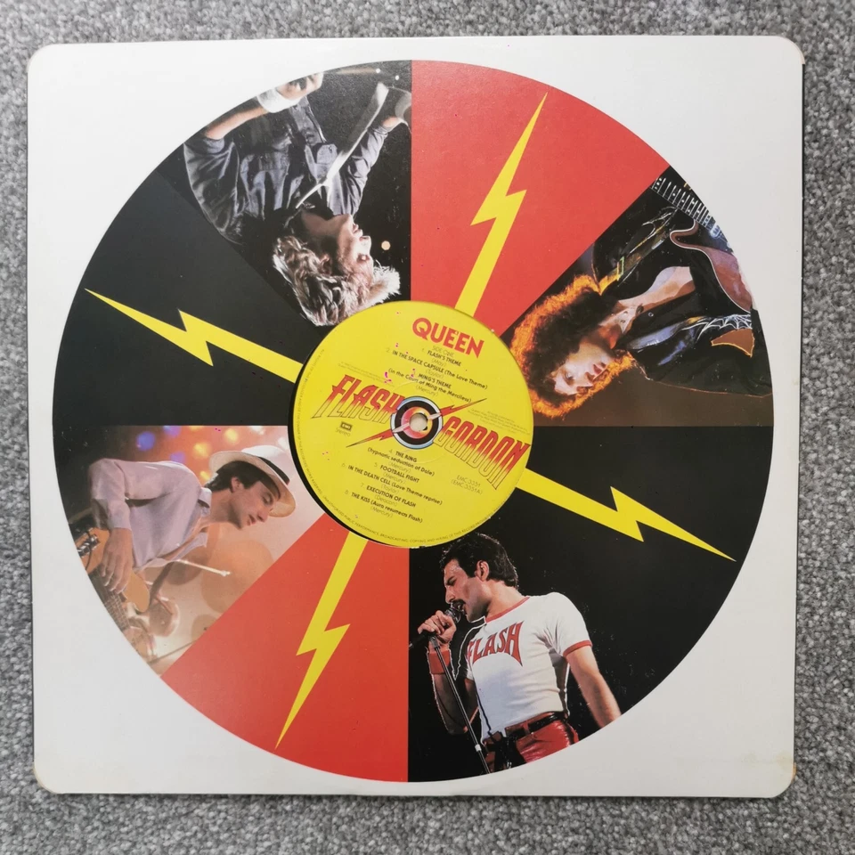 Flash Gordon ORIGINAL UK Vinyl LP Queen 1980 Foto 3 de 4