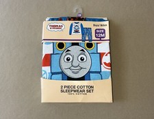 Thomas  Friends Baby Boys 12 Months Two-Piece Long Sleeve Sleepwear Set, New