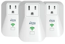 Smart Plug/Outlet Wi-Fi Remotely Controlled. Alexa, Google support, 3 In Pack