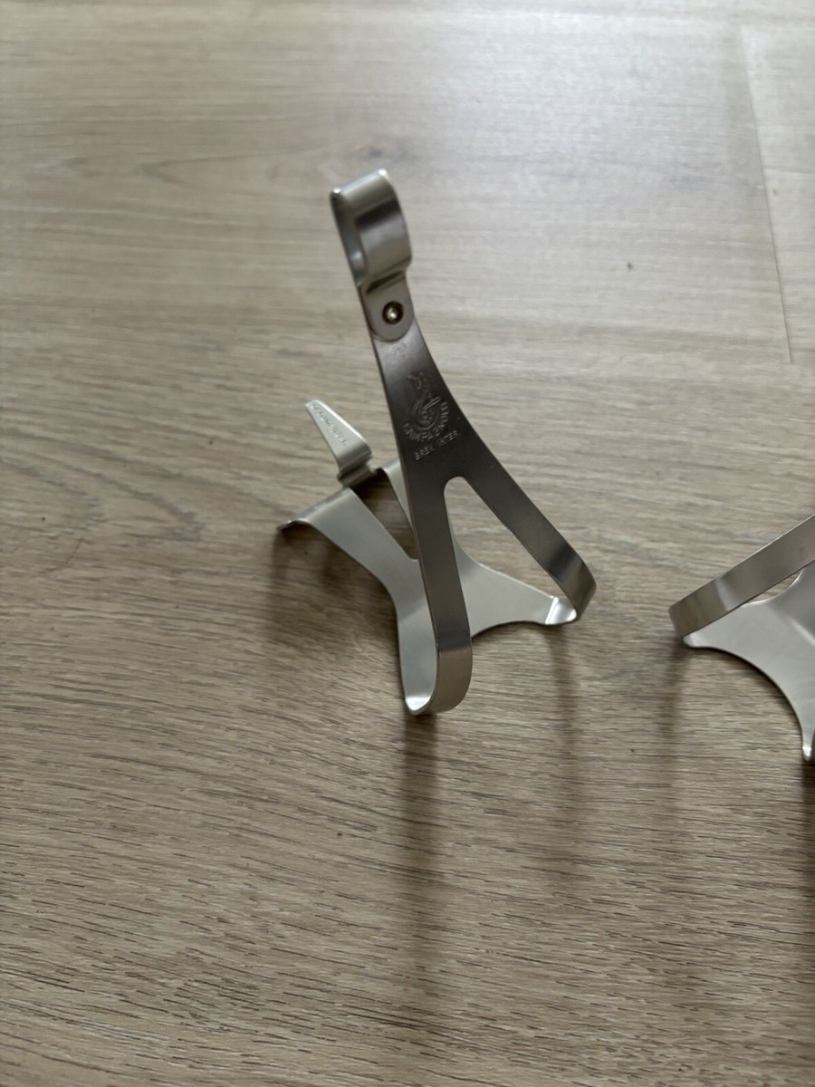 NOS CAMPAGNOLO RECORD Invito Scarpetta Bici Vintage Eroica Toe Pedal Kick Tabs EUR 24,00 - FR