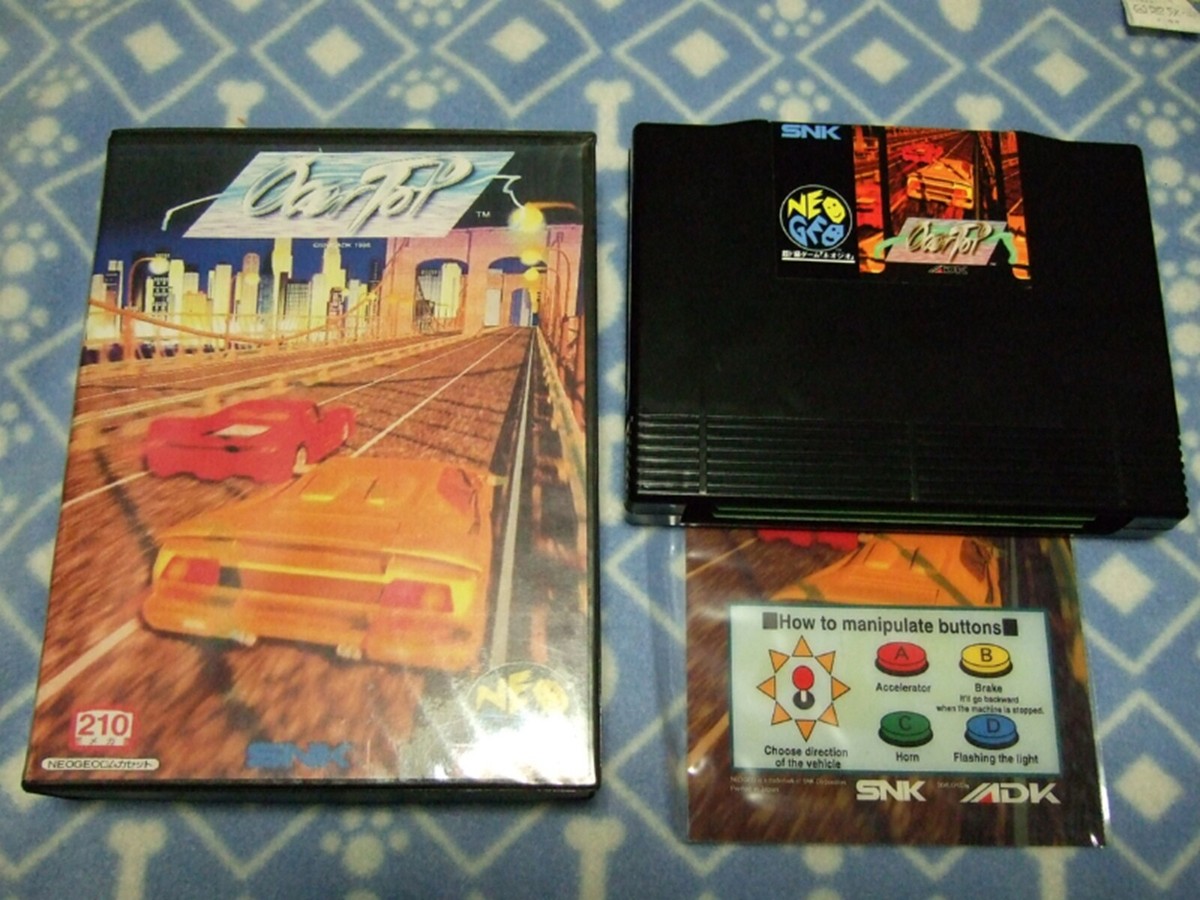 オーバートップ overtop ADK NEOGEO ネオジオ SNK NEO GEO AES Over Top ROM 1996 ADK Game Software From