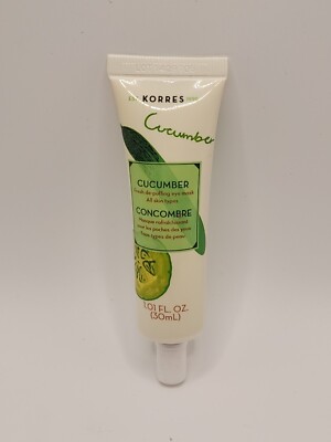 Korres Cucumber Fresh De-Puffing Anti Fatigue Eye Mask 1 oz Hydrating Full Size