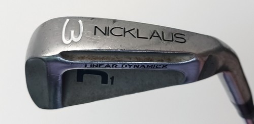 3-Iron Nicklaus N1 Linear Dynamics Crank Shaft Steel Regular Half Cord Grip - Picture 2 of 7