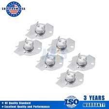 6 PACK Thermostat Thermal Fuse 3977393 WP3977393 replacement for Whirlpool Dryer