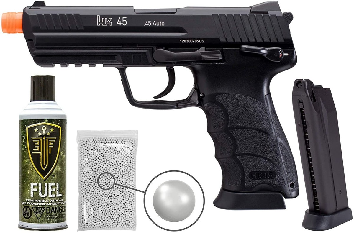 Umarex H&K 45 GBB Green Gas Blowback 6mm Airsoft Pistol w/ Green
