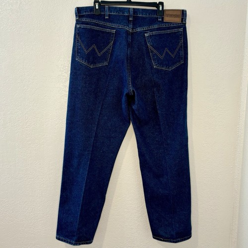 Wrangler Rugged Wear Gr. 38x30 Cotton Denim Dunkelblau Jeans Herren Unisex » - Bild 4 von 7