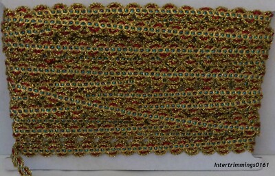 ATEMBERAUBENDE METALLBORTE CA. 12 MM BREIT, VERKAUFT BTM, NÄHEN/BASTELN, KUNST SF-1705